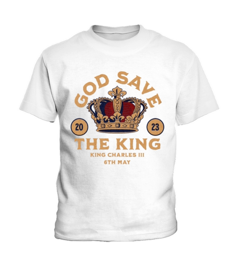 King Charles III Coronation 2023 Kids T-Shirt