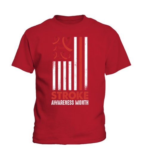 May Wear Red Stroke Awareness Month Kids T-Shirt