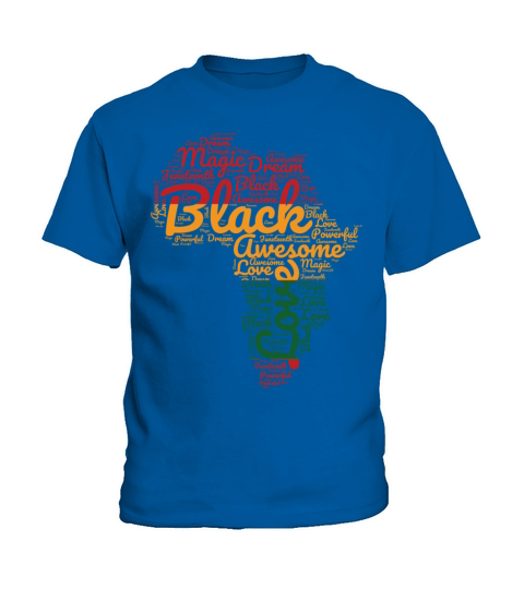 Pride Black History Mounth Proud African American Kids T-Shirt