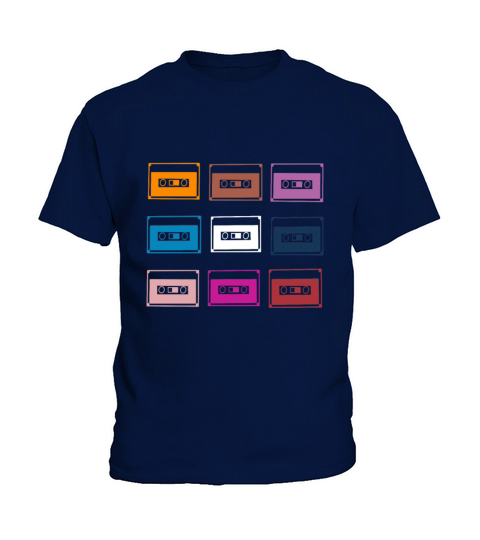 retro mix cassettes style vintage shirt Kids T-Shirt