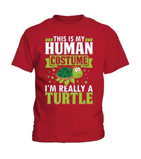 Turtle Lover - This Is My Human Costume Im Really Kids T-Shirt