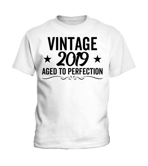 Vintage 2019 Aged To Perfection Kids T-Shirt
