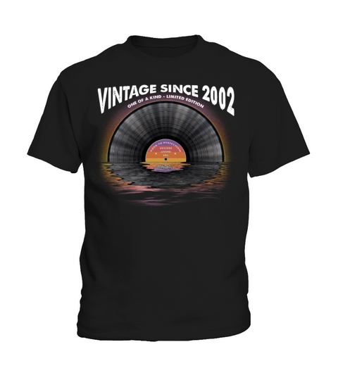 Vintage since 2002 Retro Disco Music Vintage Kids T-Shirt