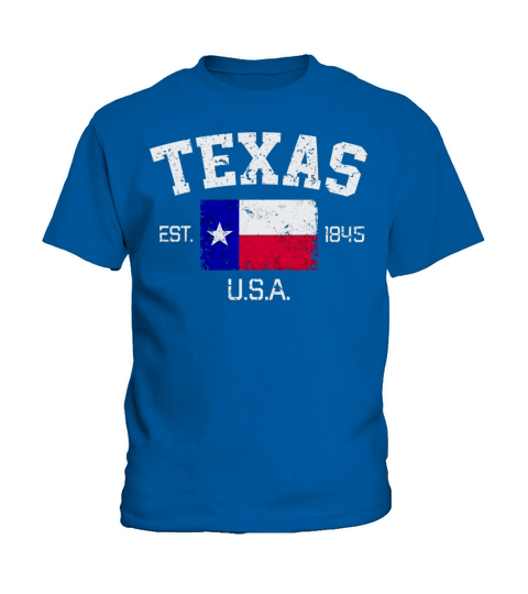 Vintage Texas Austin Est 1845 Souvenir Kids T-Shirt