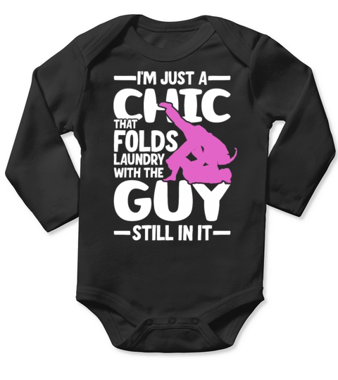 Funny Brazilian Jiu Jitsu Quote For BJJ Women Long Sleeve Baby One-Piece