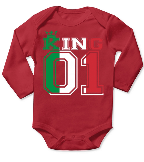 gift couple land king 01 prince Italy Long Sleeve Baby One-Piece