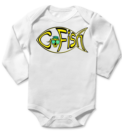 GO Fish - funny fishing quotes Long Sleeve Baby One-Piece