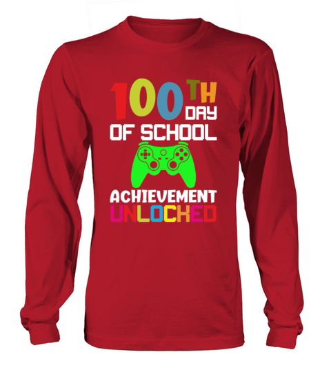 100 Days Of School Design for Kindergarten Teacher Long sleeved Unisex