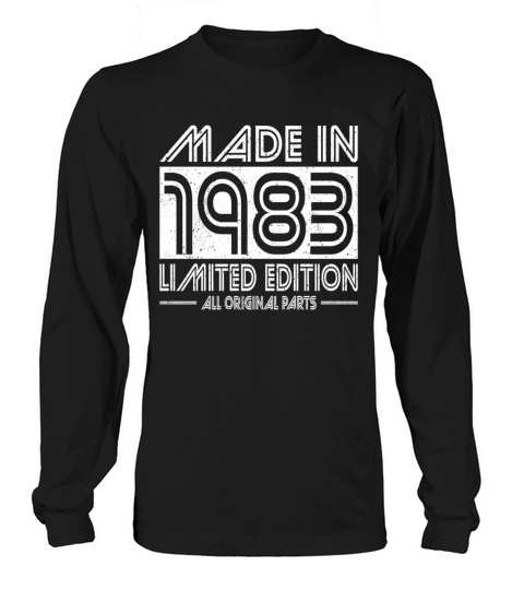40th birthday made in 1983 limited edition Long sleeved Unisex
