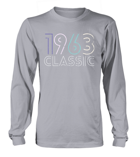 60 Years Vintage 1963 Retro 60th Birthday Long sleeved Unisex
