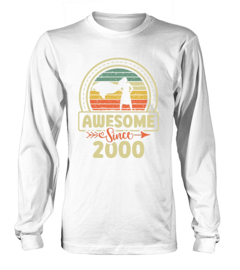 Awesome Since 2000 Decade 2000s Era Vintage Long sleeved Unisex