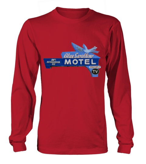 Blue Swallow Motel Route 66 Neon Tucumcari NM Long sleeved Unisex