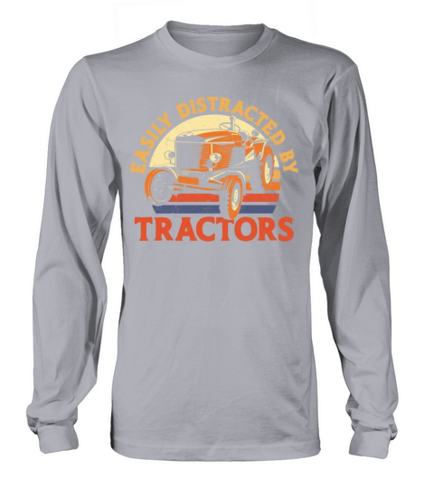 Farming Farmer Vintage Tractor Long sleeved Unisex