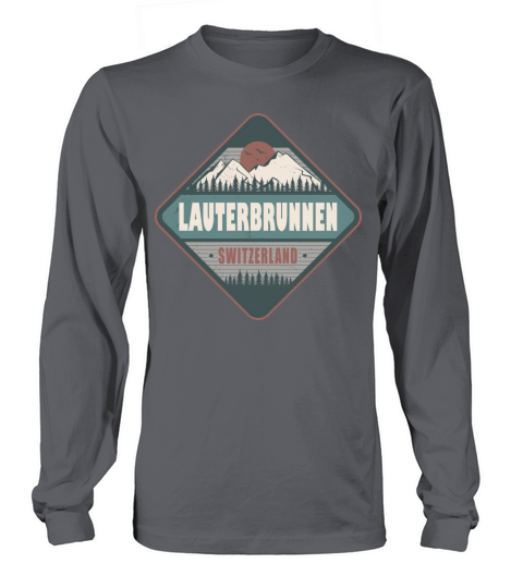 Lauterbrunnen Switzerland Vintage Hiking Design Long sleeved Unisex
