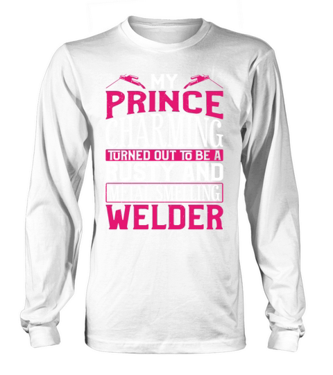 Welder Welding Girlfriend Vintage Long sleeved Unisex