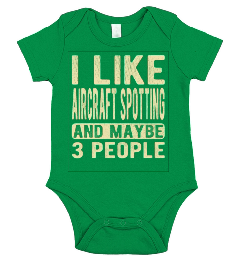 Aircraft spotting Saying Short Sleeve Baby One-Piece