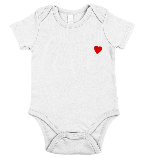 All You Need Is Love Short Sleeve Baby One-Piece