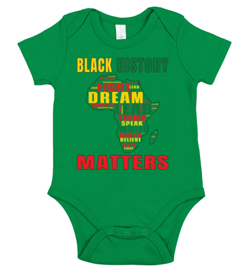 Black History Month African American Celebration Short Sleeve Baby One-Piece