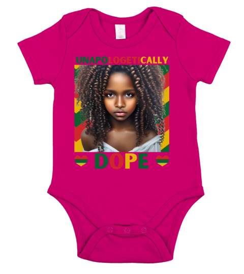 Black History Month Unapologetically Dope Short Sleeve Baby One-Piece