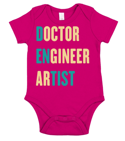 Doctor Engineer Artist - Funny Dentist Short Sleeve Baby One-Piece
