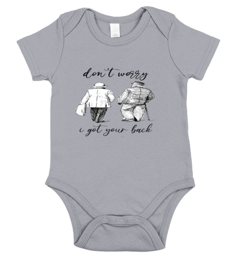 dont worry i got your back humor Short Sleeve Baby One-Piece