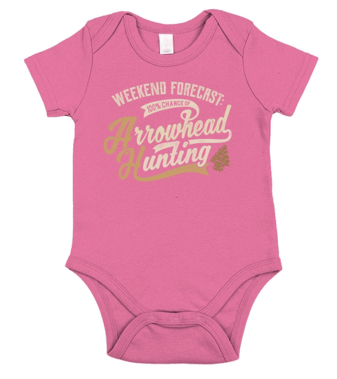 Funny Arrowhead Collecting Vintage Look Gifts Short Sleeve Baby One-Piece
