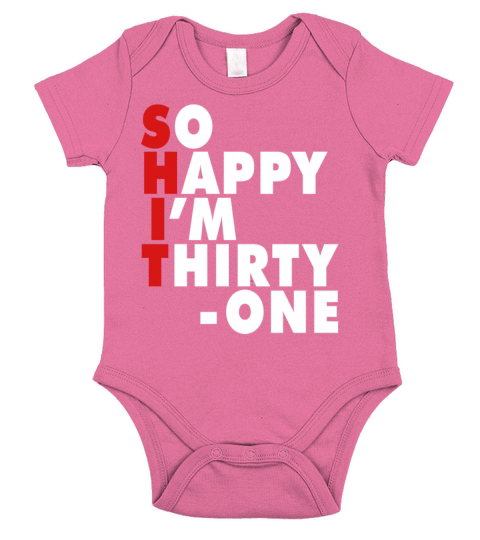 Funny Birth Age 20 Years Old Happy Im 20 Short Sleeve Baby One-Piece