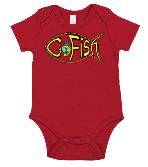 GO Fish - funny fishing quotes Short Sleeve Baby One-Piece