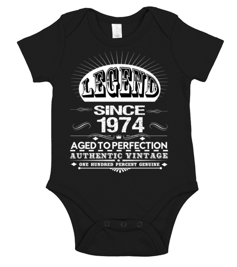 LEGEND SINCE 1974 Short Sleeve Baby One-Piece