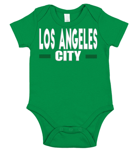 Los Angeles City Short Sleeve Baby One-Piece