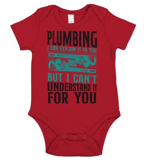 Plumbing Plumber Vintage Plumbing Short Sleeve Baby One-Piece