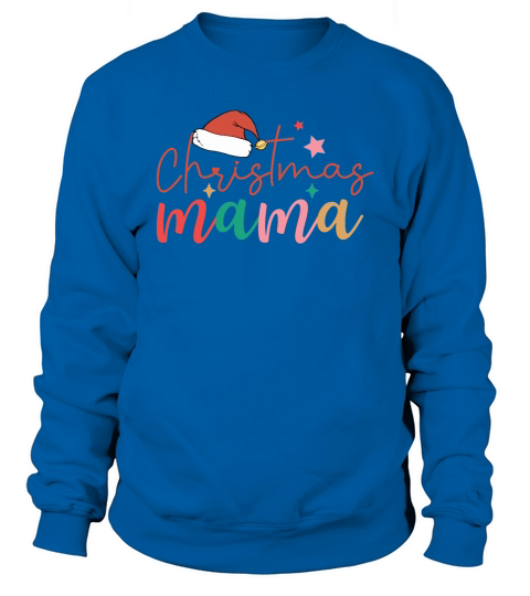 Christmas mama Retro matching christmas Sweatshirt Unisex