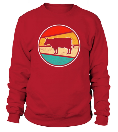 cow retro Sweatshirt Unisex