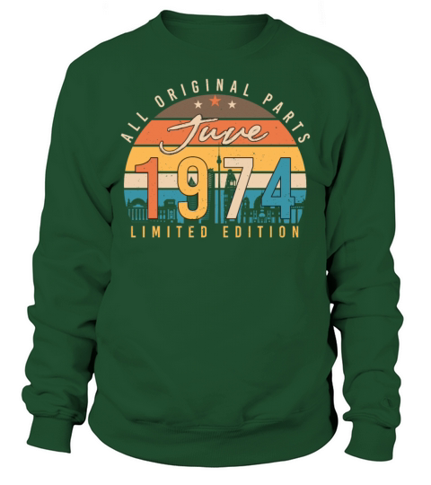 June 1974 Vintage Sweatshirt Unisex