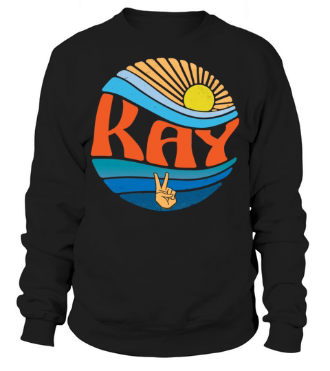 Kay Shirt Vintage Sunset Kay Groovy Tie Dye Sweatshirt Unisex