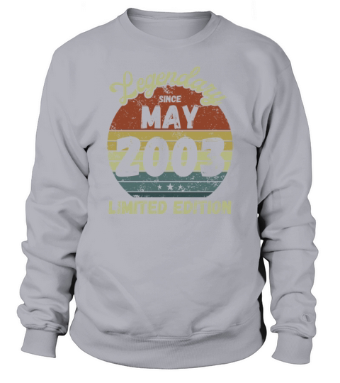 May 2003 - Vintage Birthday Present Sweatshirt Unisex