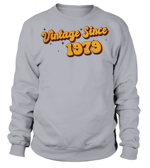 Vintage since 1979 44 Years Old - Groovy 44th Sweatshirt Unisex