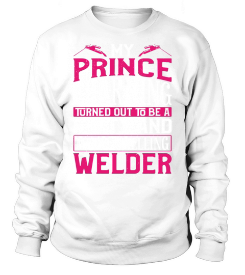 Welder Welding Girlfriend Vintage Sweatshirt Unisex