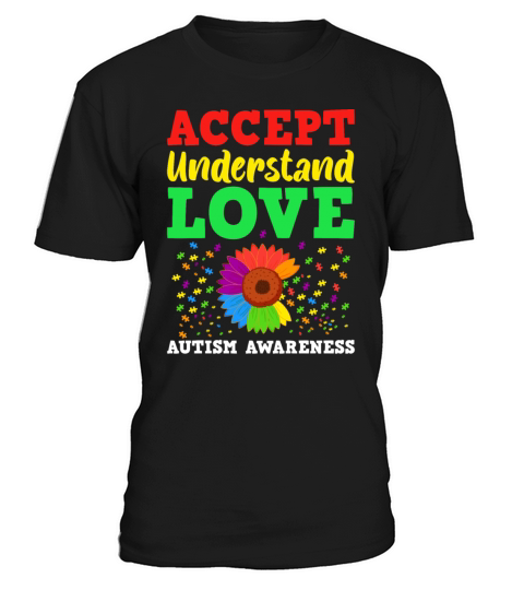 Autism Awareness Teacher Cute Teach Accept Underst T-Shirt Unisex