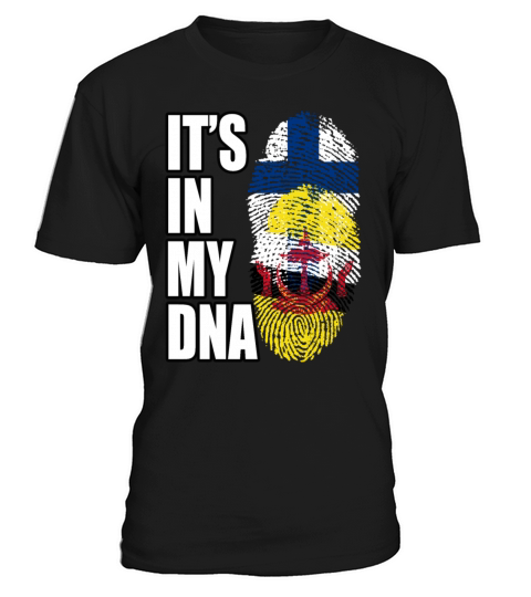 Finland And Bruneian Mix Heritage DNA Flag T-Shirt Unisex