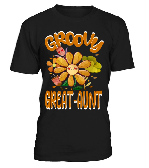 Groovy Great-Aunt Family Matching Vintage Family T-Shirt Unisex