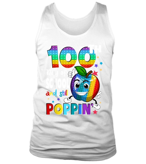 100th Day Pop it Happy 100 Days Of School Tank Top Unisex
