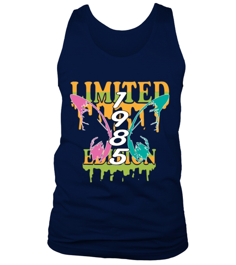 1985 Born Limited Edition Butterfly Gift Tank Top Unisex