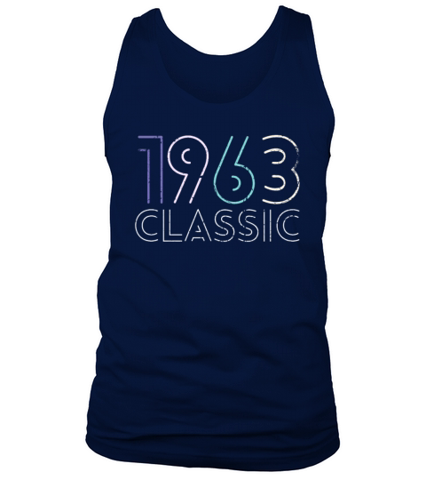 60 Years Vintage 1963 Retro 60th Birthday Tank Top Unisex