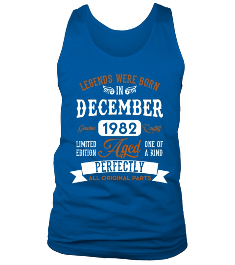 December 1982 Legends Birthday Gift Tank Top Unisex