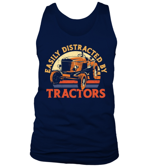 Farming Farmer Vintage Tractor Tank Top Unisex