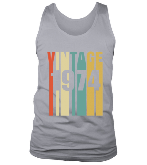 Vintage 1974 Retro Tank Top Unisex