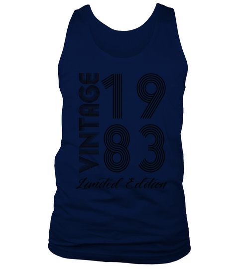 Vintage 1983 Vintage Birthday Retro Vintage Tank Top Unisex