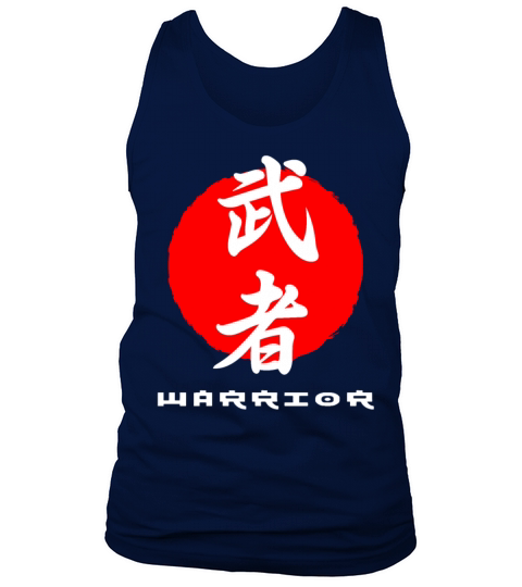 Warrior Japan quote Japanese kanji words Tank Top Unisex