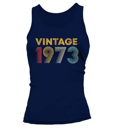 48th Birthday Gift Idea Vintage 1973 Tank top Woman